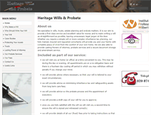 Tablet Screenshot of heritagelegal.co.uk